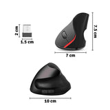 MOUSE ERGONOMICO INALAMBRICO PRO