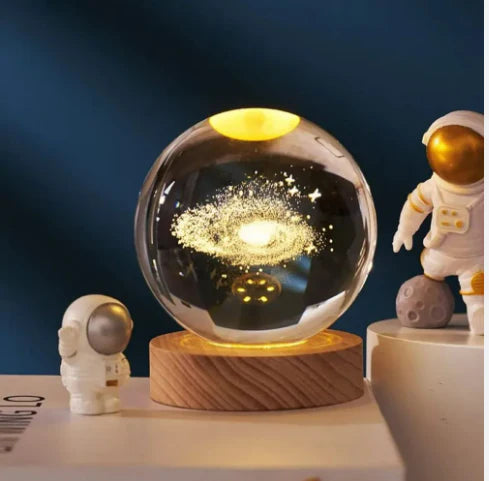 LAMPARA LED ESFERA DISEÑO 3D CON LUZ